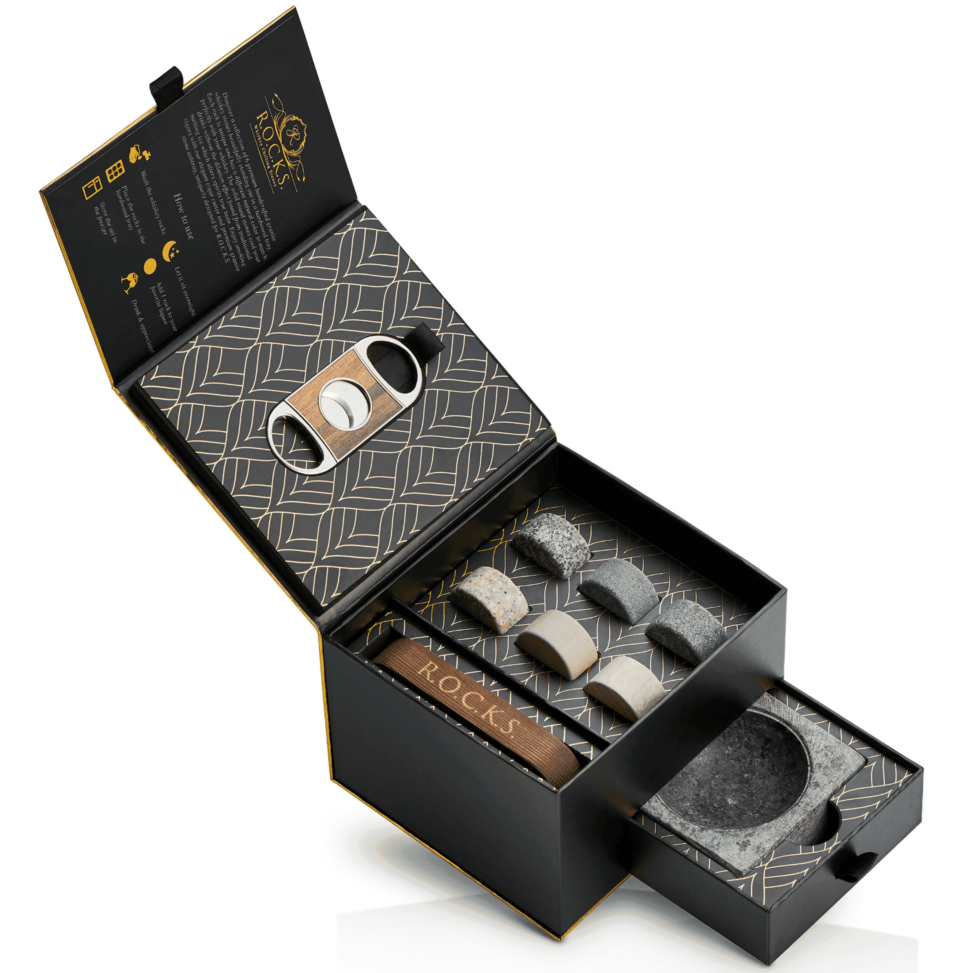 The Gentleman's Set - Cigar Aficionado Drinkware