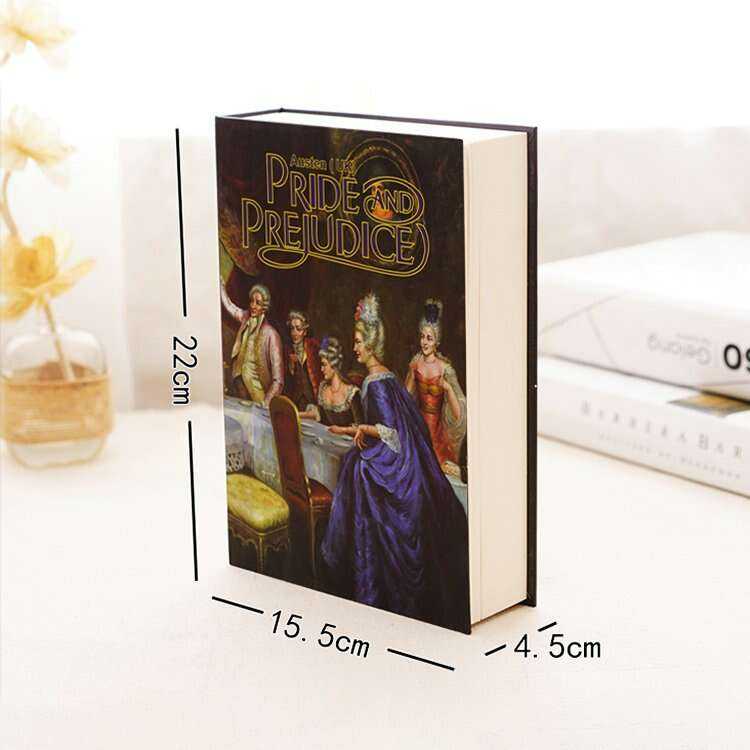 The Real Book Safe - Discreet Storage Solution for Your Valuables Home Decor