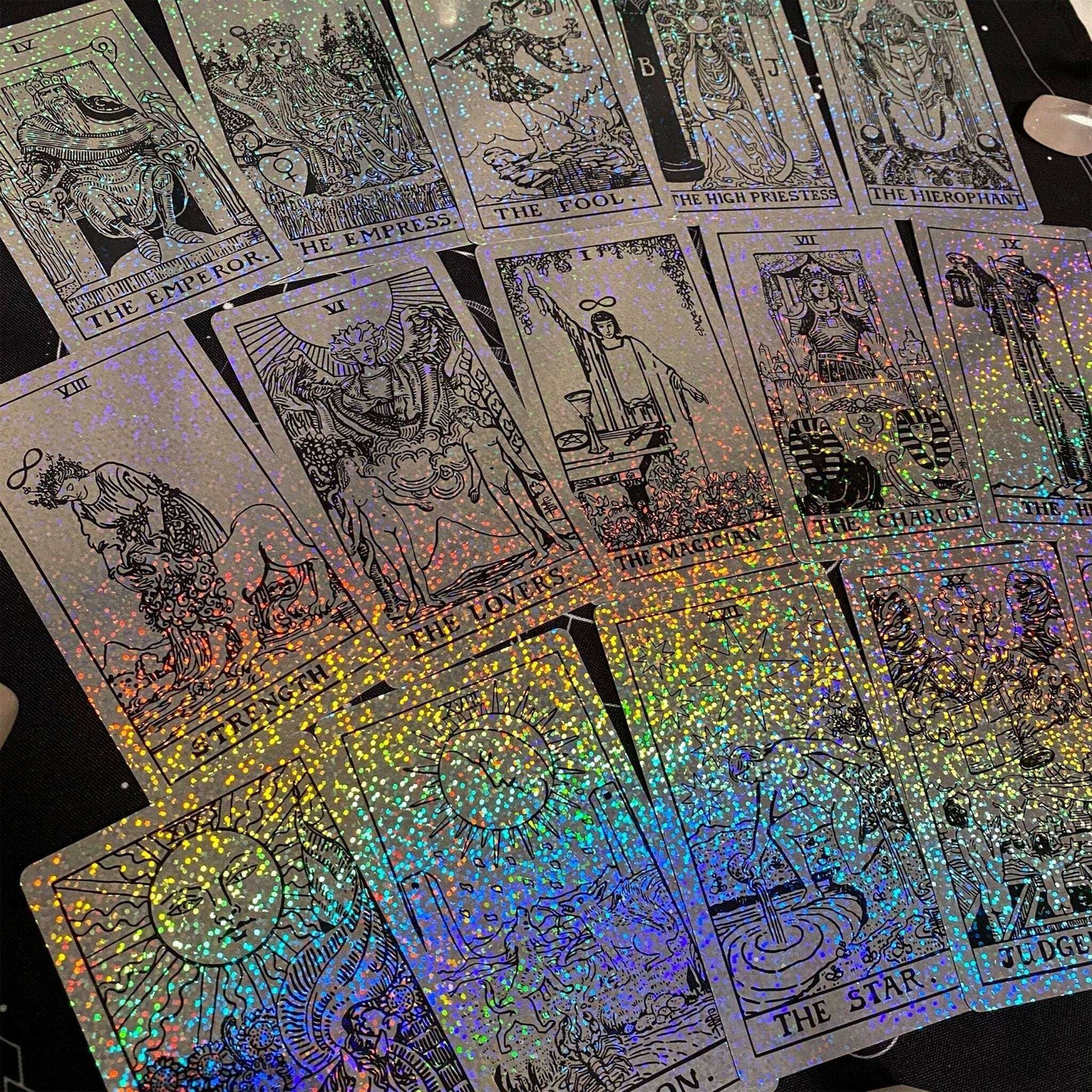 The Smith-Waite Tarot Cards - Holographic Crystal Foil Religious