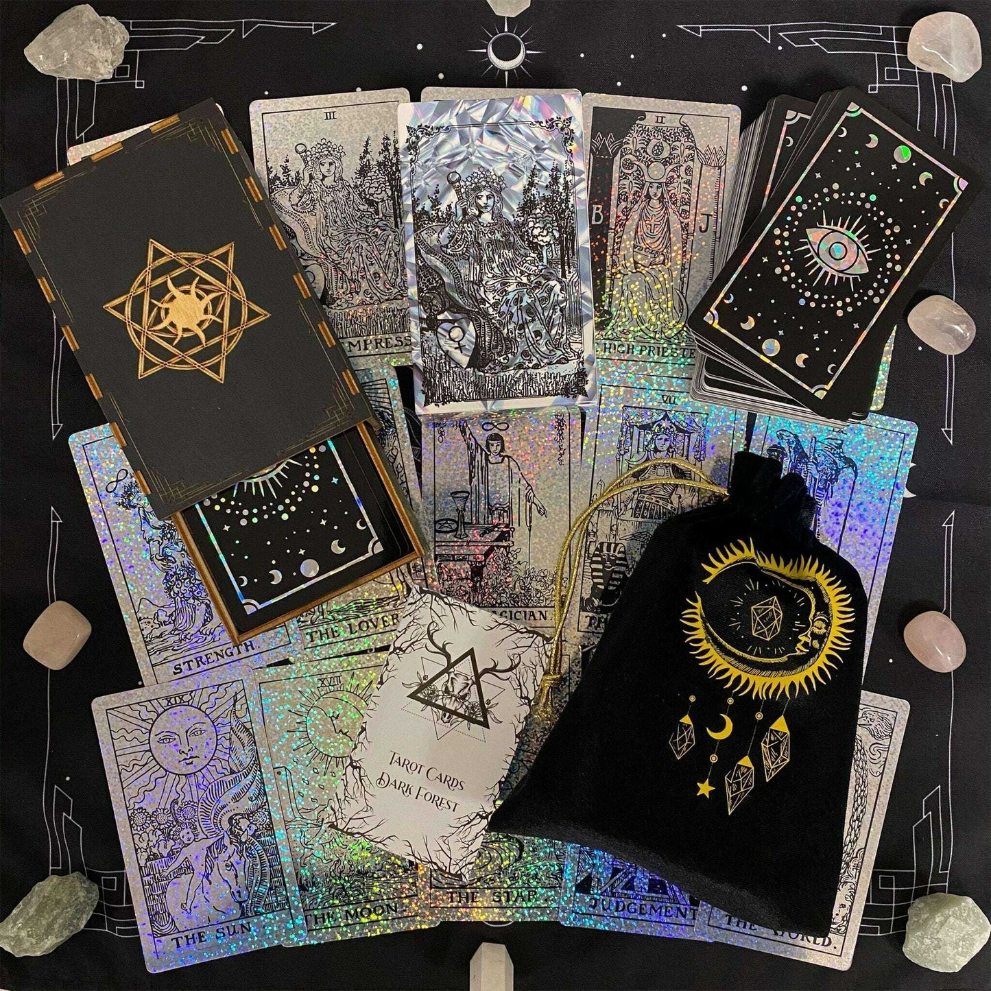 The Smith-Waite Tarot Cards - Holographic Crystal Foil Religious