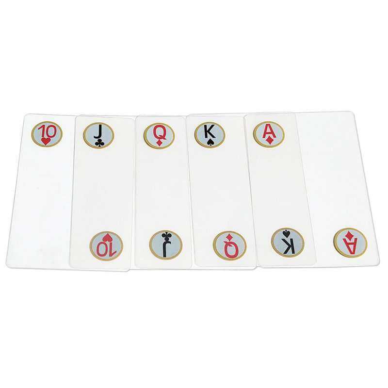 Transparent Plastic Poker Cards for Ultimate Game Night Fun Home & Garden