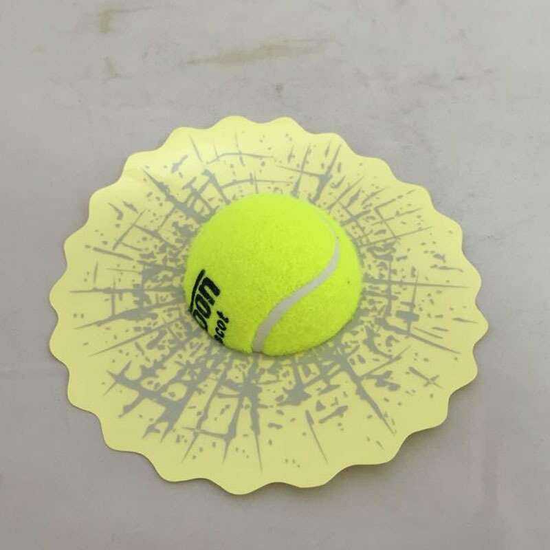 Tricky Tennis Ball Car Sticker - Vehicle Decor for Tennis Lovers Novelty