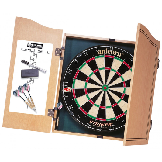 Unicorn Striker Home Dart Center inc 2 Sets of Darts Sporting Goods