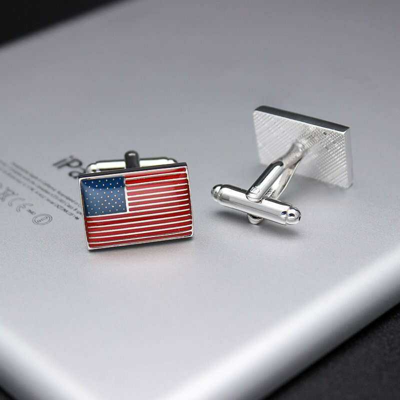 United States Flag Cufflinks for Stylish Patriotism Cufflinks