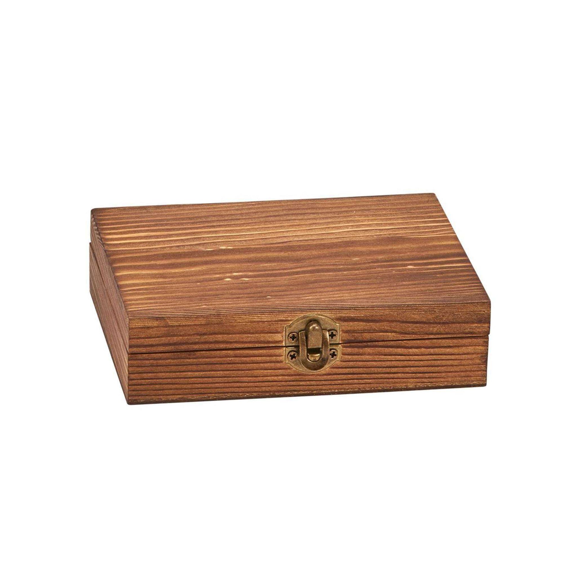 Wood Box Whiskey Stone Set for Chilling Drinks Perfectly Home & Garden