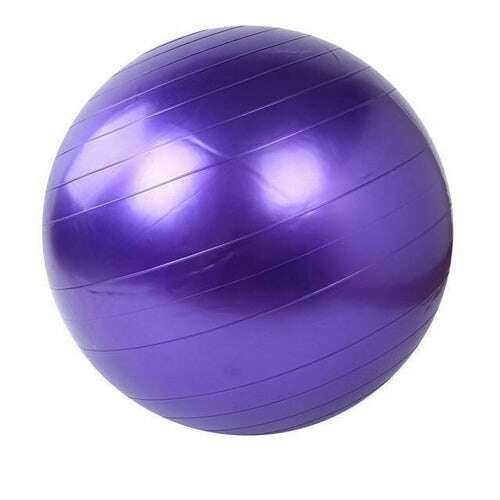 Yoga Ball for Strength and Flexibility Purple Equipment & Accessories