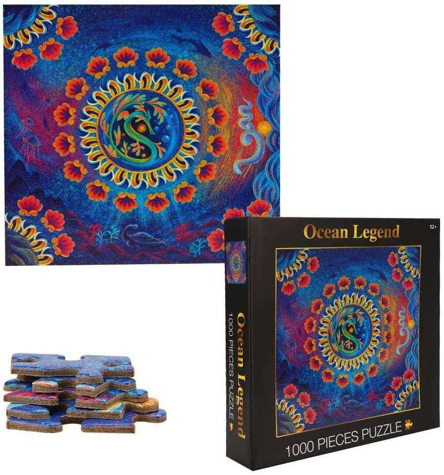 1000 Piece Cardboard Puzzle for Fun Family Entertainment Toys