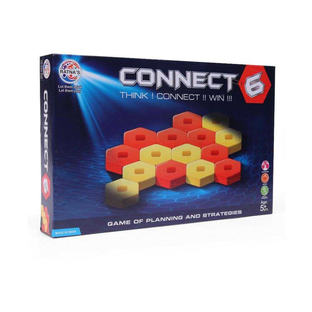 Connect 6 Board Game - Fun Family Game Nights Women's Clothing