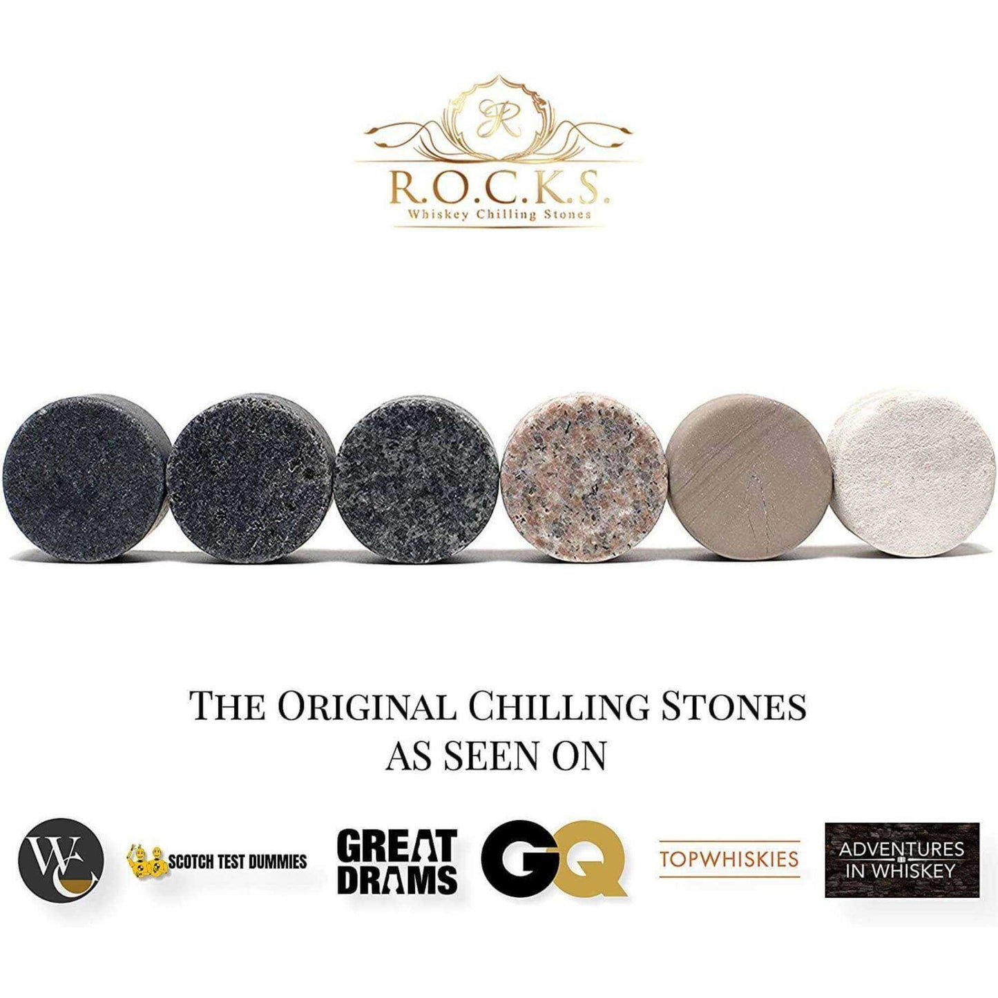 The Original Rocks - Premium Quality Natural Whisky Stones Drinkware