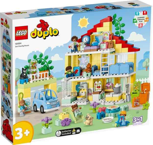 Duplo Town Family House 3 in 1 - Creative Building Set for Kids Toys & Games > Toys > Construction Toys > Interlocking Blocks > LEGO > LEGO Duplo