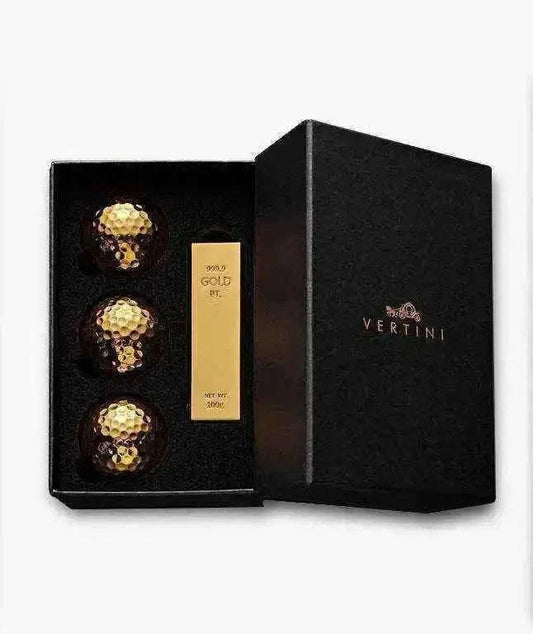 3 Golden Balls + Gold Bar - Luxurious set Women's Clothing