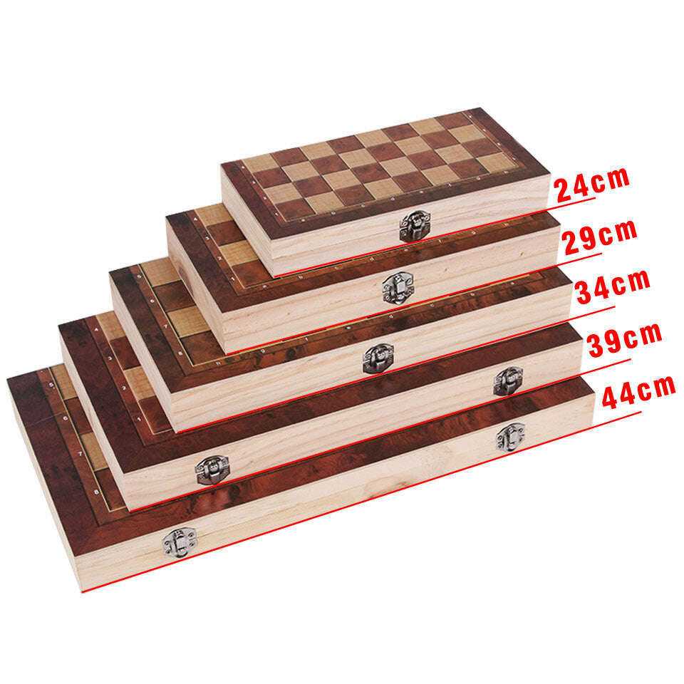 3 in 1 Backgammon/Chess Set - New Travel Design 0