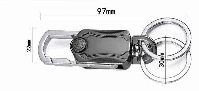3-in-1 Fidget Spinner Keychain with Pocket Cutter & Bottle Opener 0