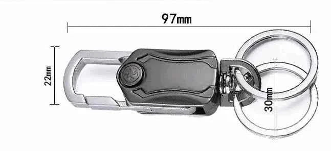 3-in-1 Fidget Spinner Keychain with Pocket Cutter & Bottle Opener 0