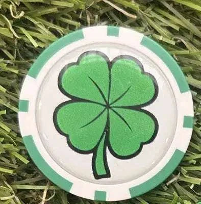 4 Leaf Clover Golf Poker Chip Marker Golf Ball Marker
