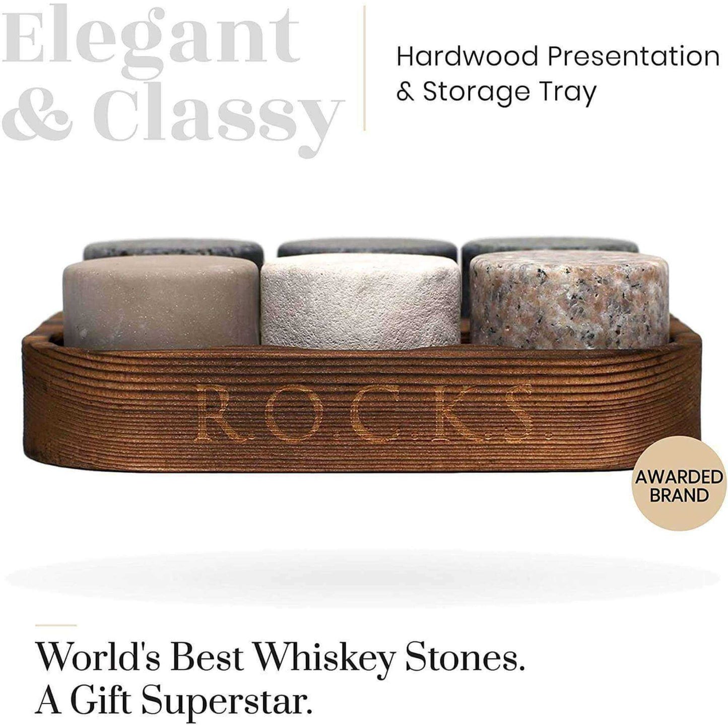 The Original Rocks - Premium Quality Natural Whisky Stones Drinkware