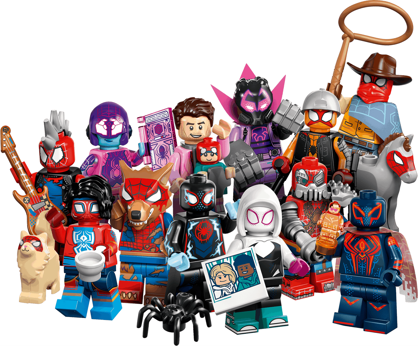 Lego Spider-Man Minifigures: Across the Spider-Verse Collection Toys & Games > Toys > Construction Toys > Interlocking Blocks > LEGO > LEGO Minifigures