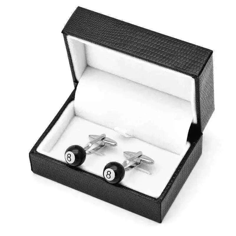 8 Ball Cufflinks – Chic Accessories for Stylish Men Cufflinks