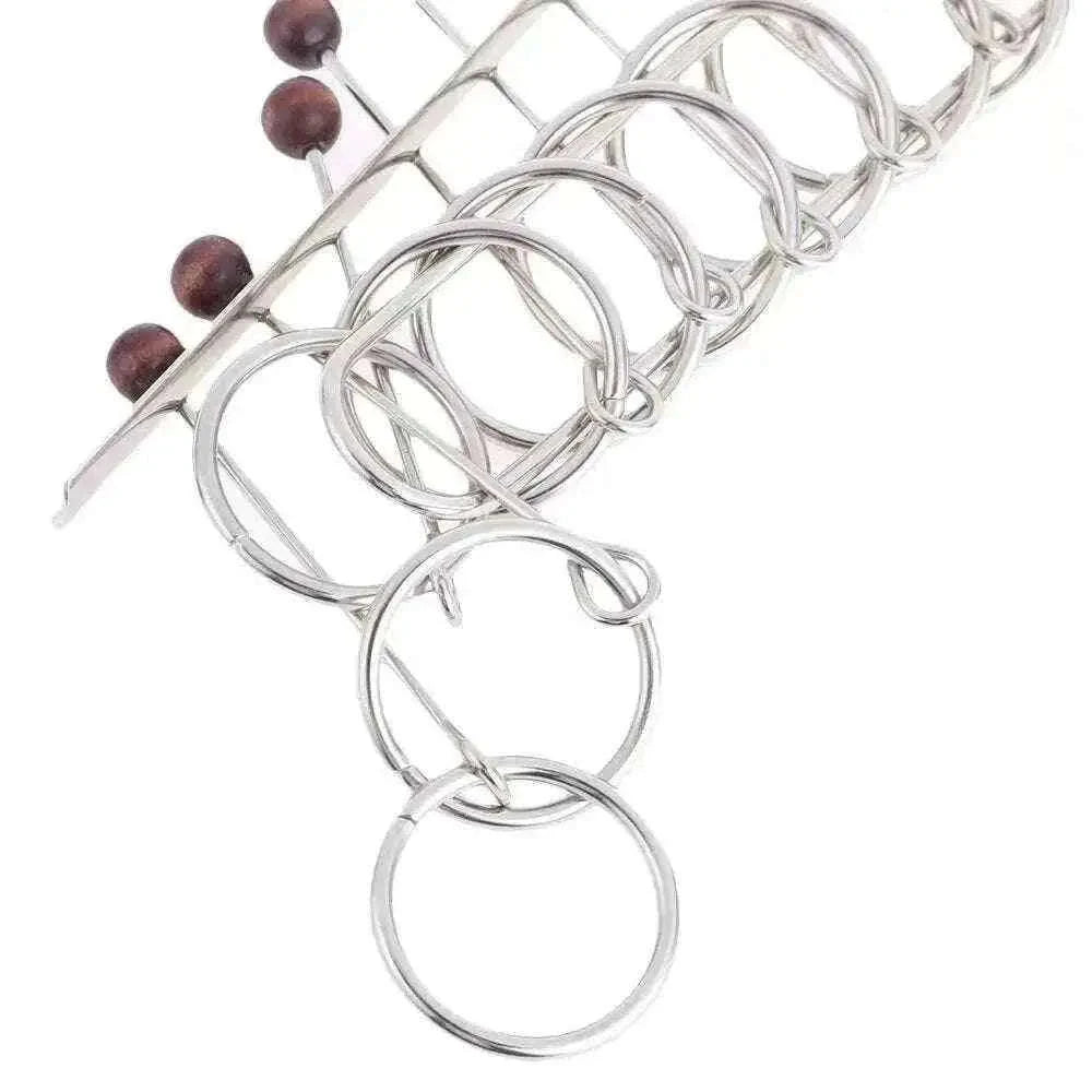 9 Linked Rings Puzzle Toy for Challenging Brain Teasers Toys