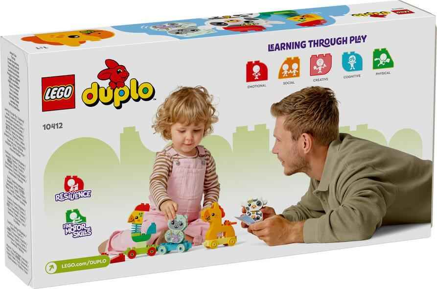 Duplo Animal Train Set - My First Animal Train Experience for Kids Toys & Games > Toys > Construction Toys > Interlocking Blocks > LEGO > LEGO Duplo