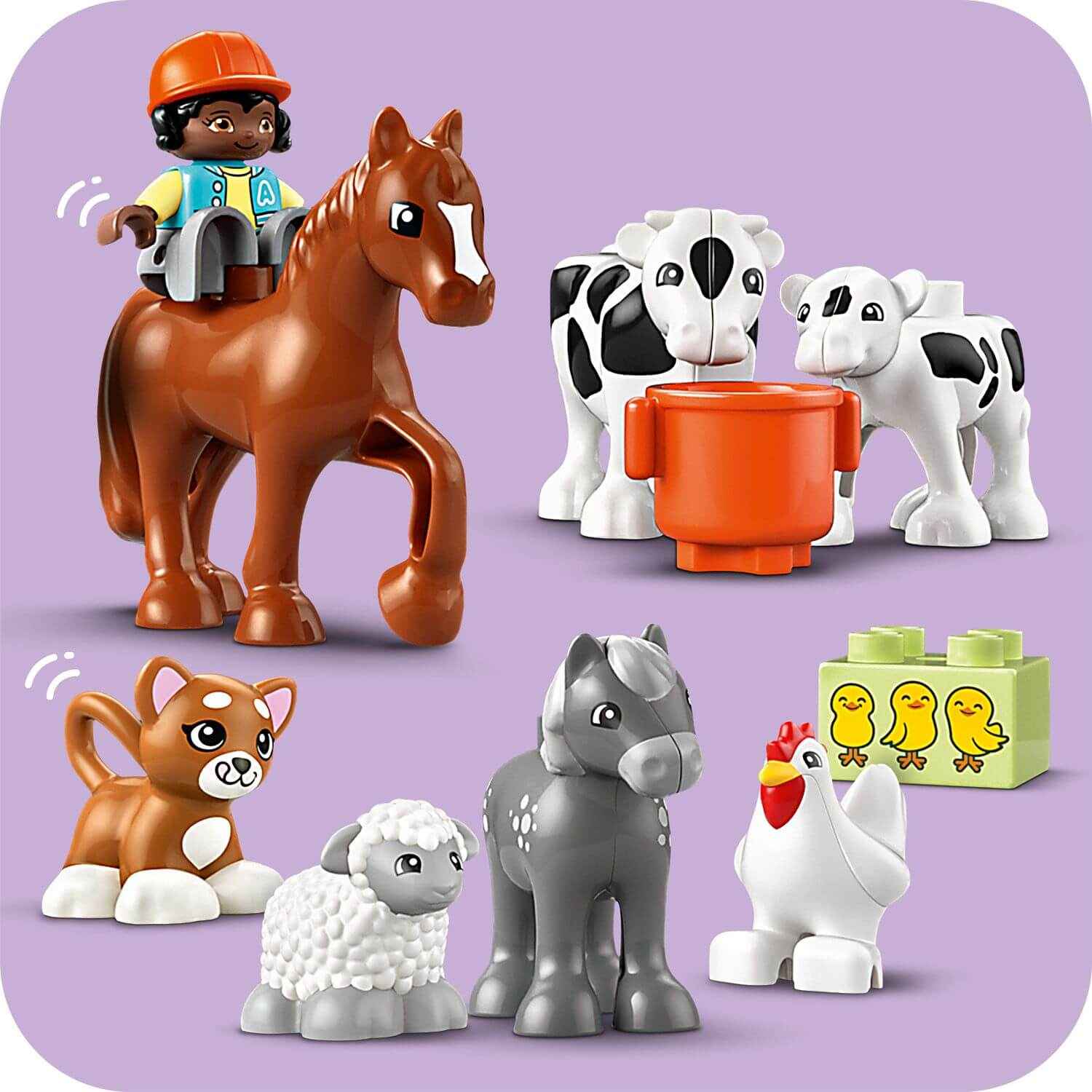 Duplo Town Farm Animals: Caring for Animals at the Farm Toys & Games > Toys > Construction Toys > Interlocking Blocks > LEGO > LEGO Duplo