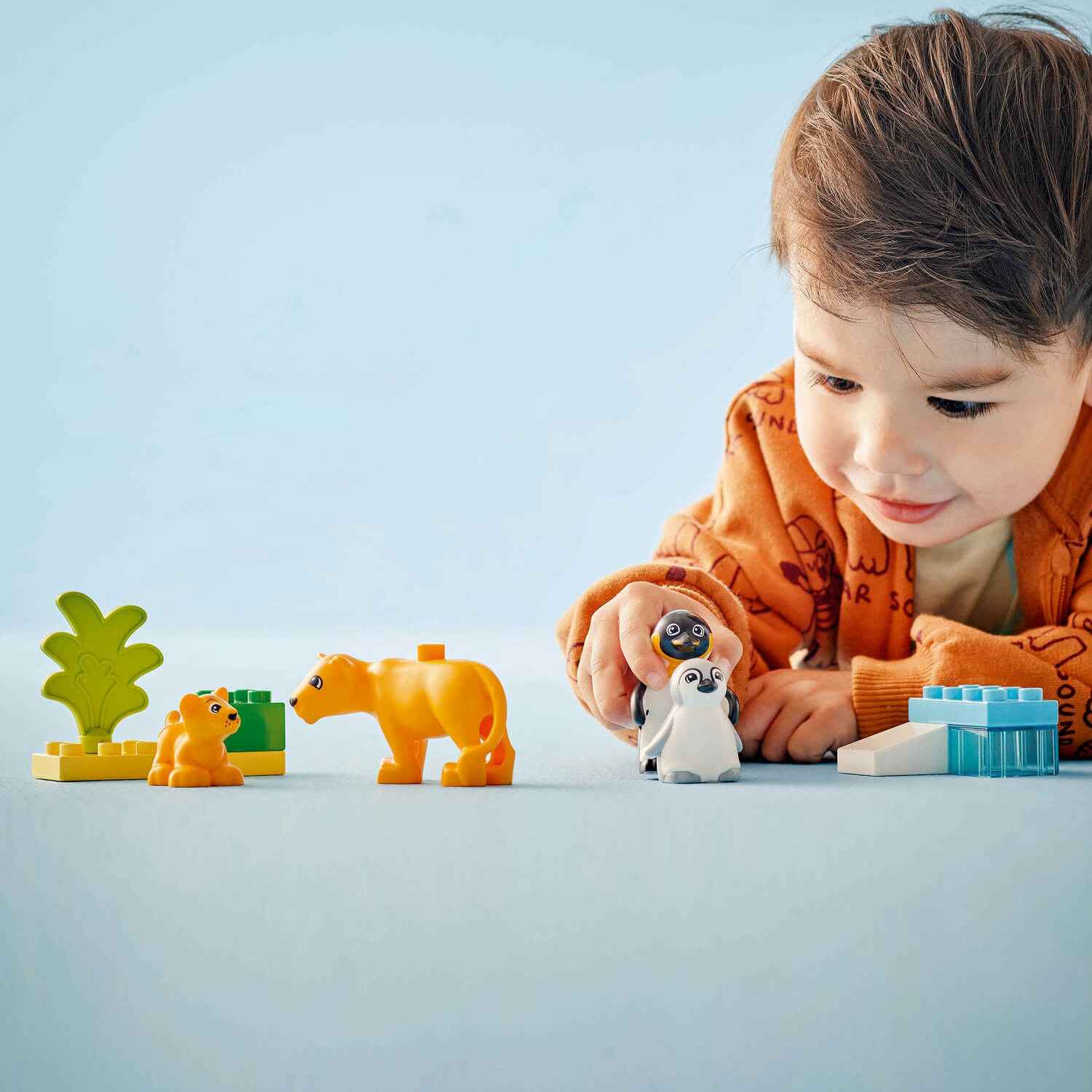 Duplo Wild Animal Families: Explore Penguins & Lions Together Toys & Games > Toys > Construction Toys > Interlocking Blocks > LEGO > LEGO Duplo