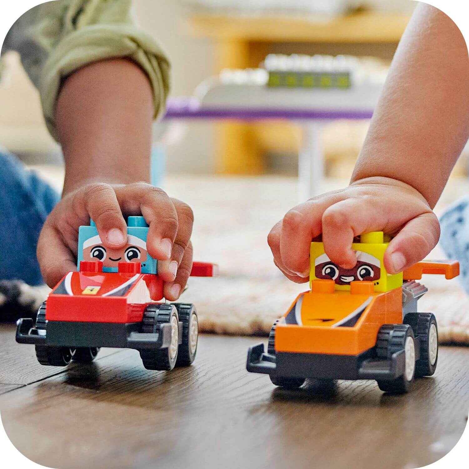 Duplo F1 Race Cars & Drivers Set for Ultimate Racing Fun Toys & Games > Toys > Construction Toys > Interlocking Blocks > LEGO > LEGO Duplo