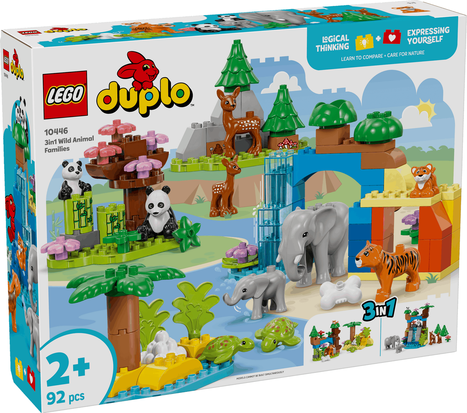 Duplo Wild Animal Families 3 in 1 Set for Creative Play Toys & Games > Toys > Construction Toys > Interlocking Blocks > LEGO > LEGO Duplo