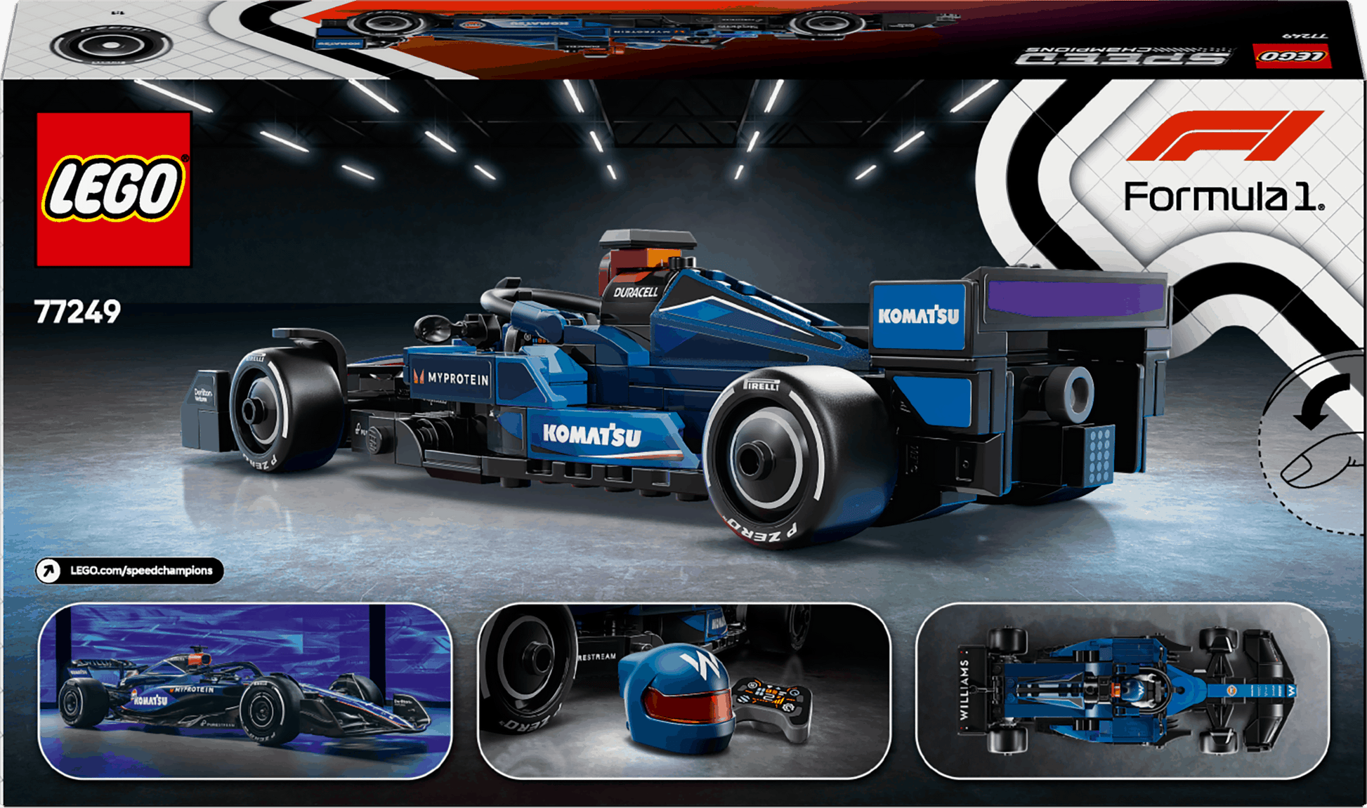Lego Williams Racing FW46 F1 Race Car - Speed Champions Set Toys & Games > Toys > Construction Toys > Interlocking Blocks > LEGO > LEGO Speed Champions