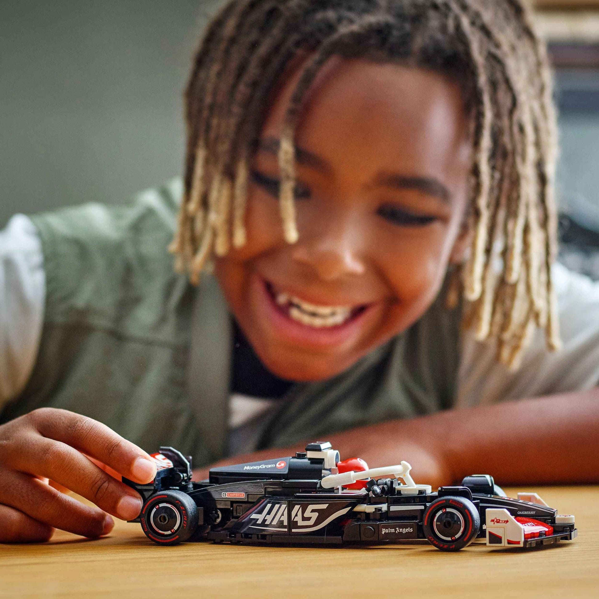 Lego Haas F1 Race Car - Speed Champions MoneyGram Haas F1 Team VF-24 Toys & Games > Toys > Construction Toys > Interlocking Blocks > LEGO > LEGO Speed Champions