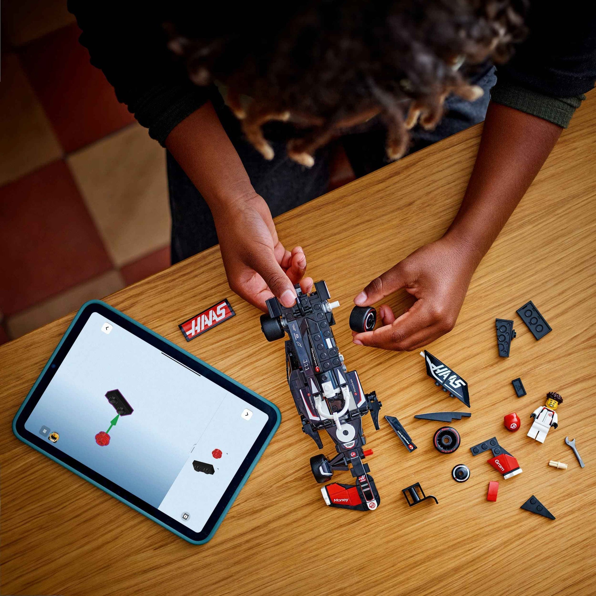 Lego Haas F1 Race Car - Speed Champions MoneyGram Haas F1 Team VF-24 Toys & Games > Toys > Construction Toys > Interlocking Blocks > LEGO > LEGO Speed Champions