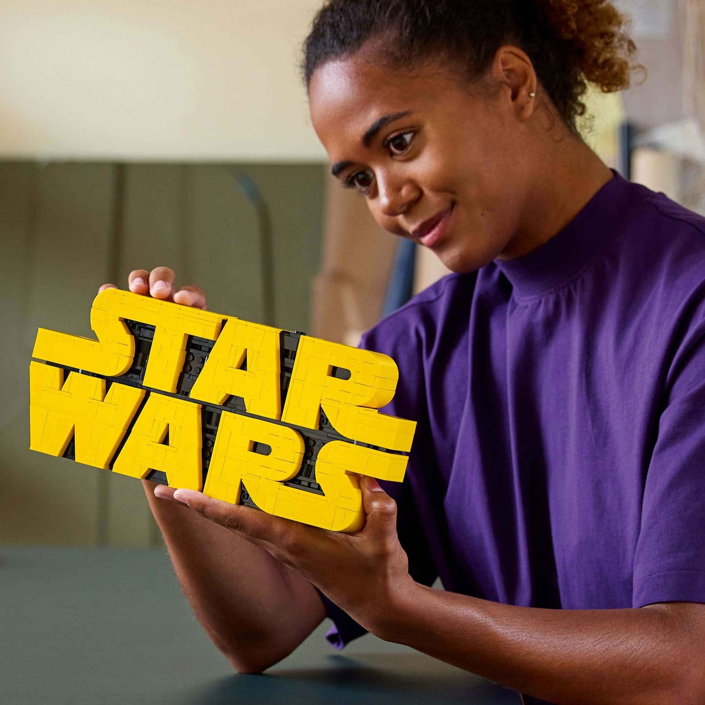 Lego Star Wars Logo - Brick-Built Star Wars Icon for Ultimate Fans Toys & Games > Toys > Construction Toys > Interlocking Blocks > LEGO > LEGO Star Wars