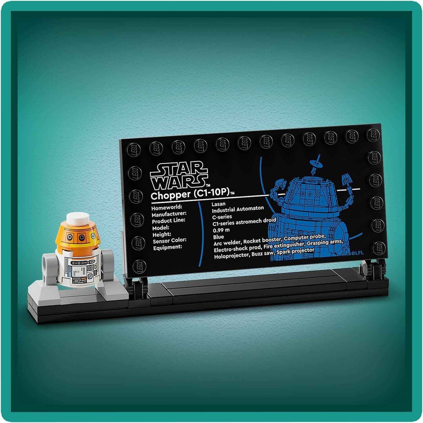 Lego Star Wars Chopper Droid (C1-10P) Astromech for Fans and Collectors Toys & Games > Toys > Construction Toys > Interlocking Blocks > LEGO > LEGO Star Wars