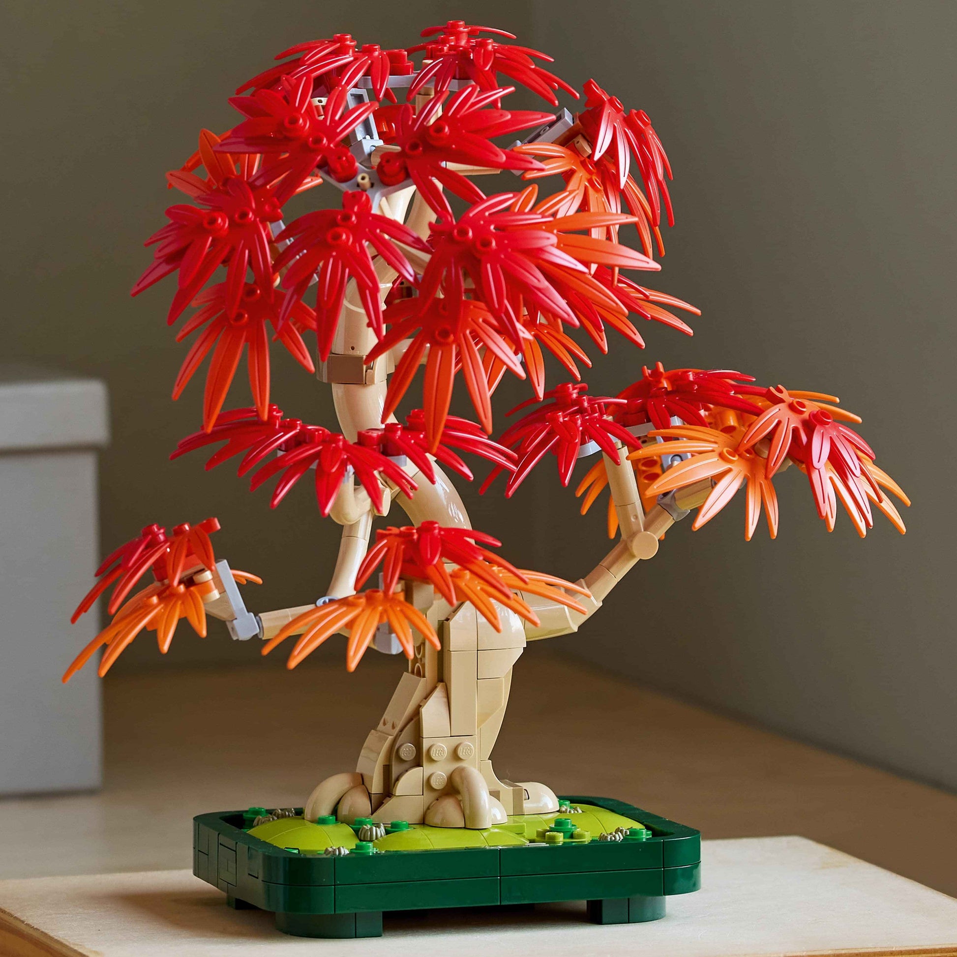 Lego Japanese Red Maple Bonsai Tree - Creative Botanical Building Set Toys & Games > Toys > Construction Toys > Interlocking Blocks > LEGO > LEGO Flowers