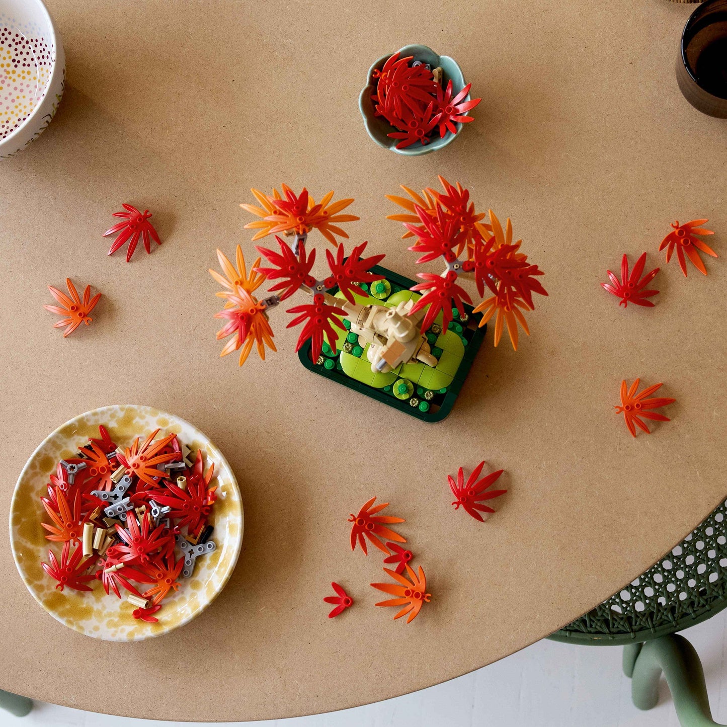 Lego Japanese Red Maple Bonsai Tree - Creative Botanical Building Set Toys & Games > Toys > Construction Toys > Interlocking Blocks > LEGO > LEGO Flowers