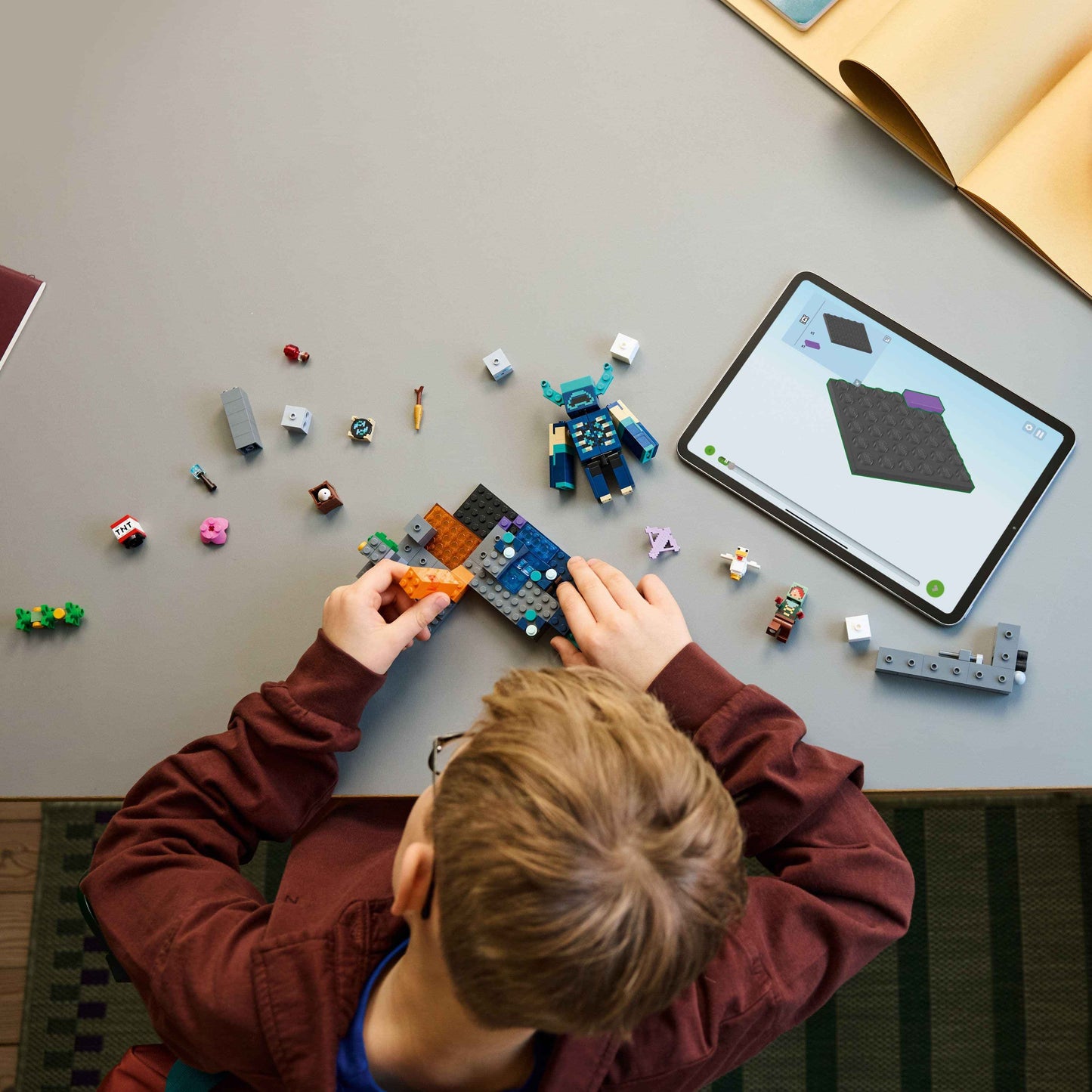 Lego Minecraft Warden Encounter Playset for Epic Adventures Toys & Games > Toys > Construction Toys > Interlocking Blocks > LEGO > LEGO Minecraft