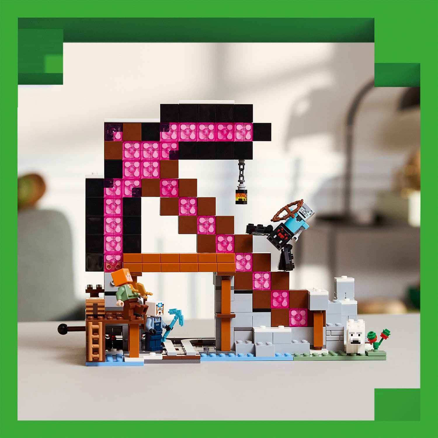 Lego Minecraft Pickaxe Playset - Buildable Mine Adventure Toys & Games > Toys > Construction Toys > Interlocking Blocks > LEGO > LEGO Minecraft