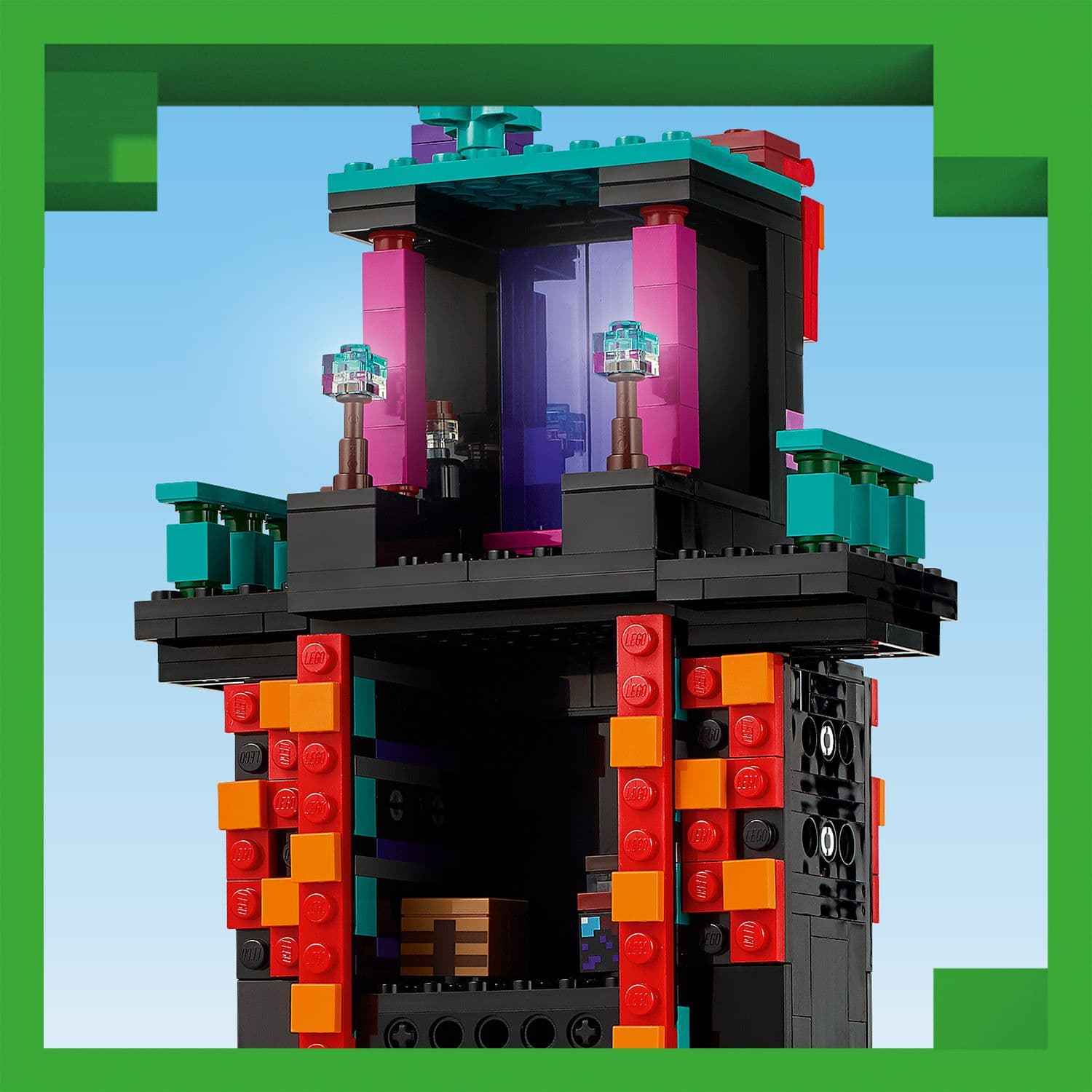 Lego Minecraft Enderman Tower Buildable Playset Toys & Games > Toys > Construction Toys > Interlocking Blocks > LEGO > LEGO Minecraft