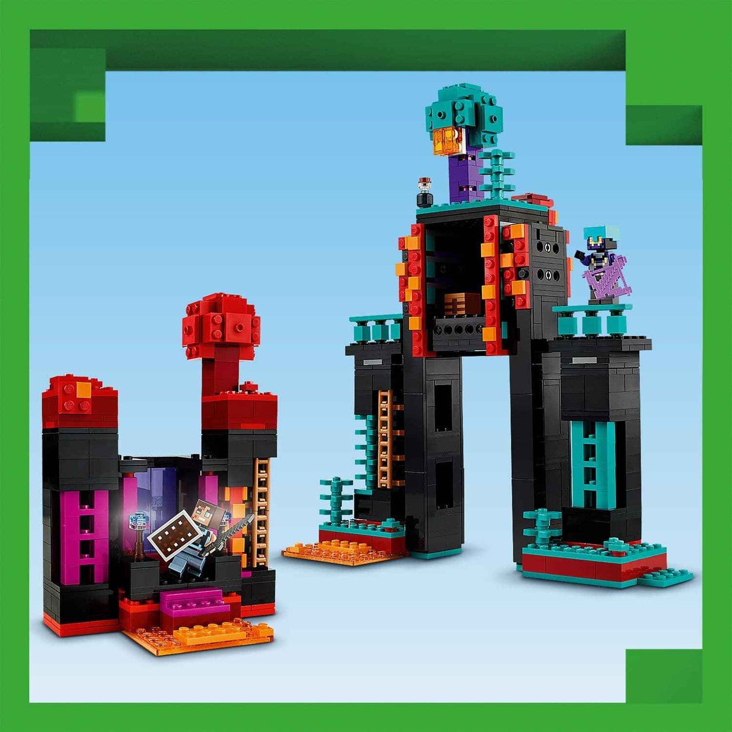 Lego Minecraft Enderman Tower Buildable Playset Toys & Games > Toys > Construction Toys > Interlocking Blocks > LEGO > LEGO Minecraft