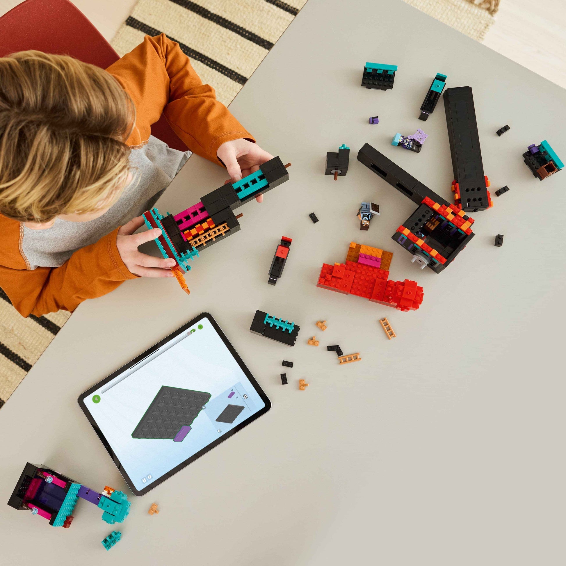 Lego Minecraft Enderman Tower Buildable Playset Toys & Games > Toys > Construction Toys > Interlocking Blocks > LEGO > LEGO Minecraft