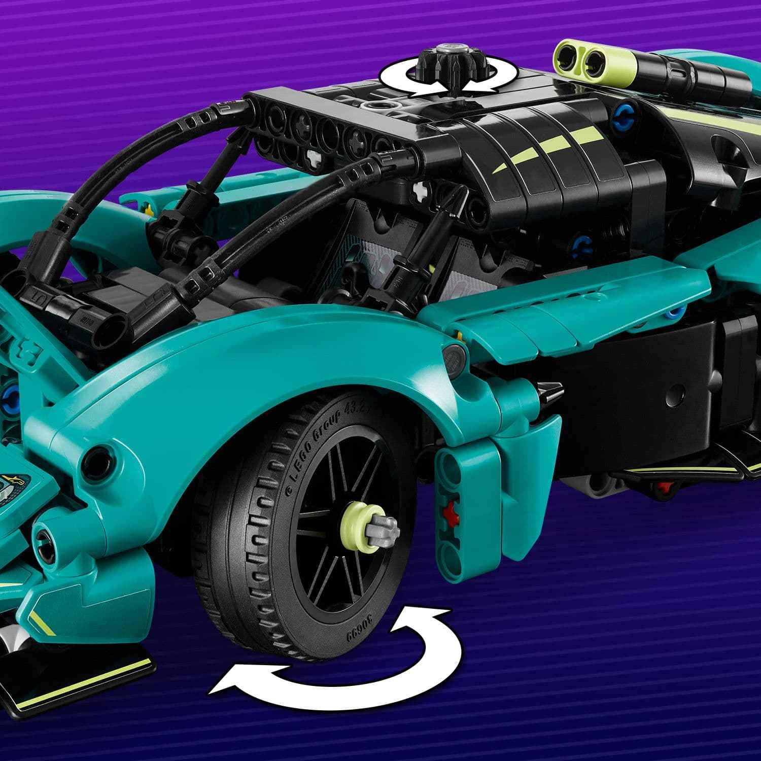 Lego Technic Aston Martin Valkyrie Building Set for Enthusiasts Toys & Games > Toys > Construction Toys > Interlocking Blocks > LEGO > LEGO Technic