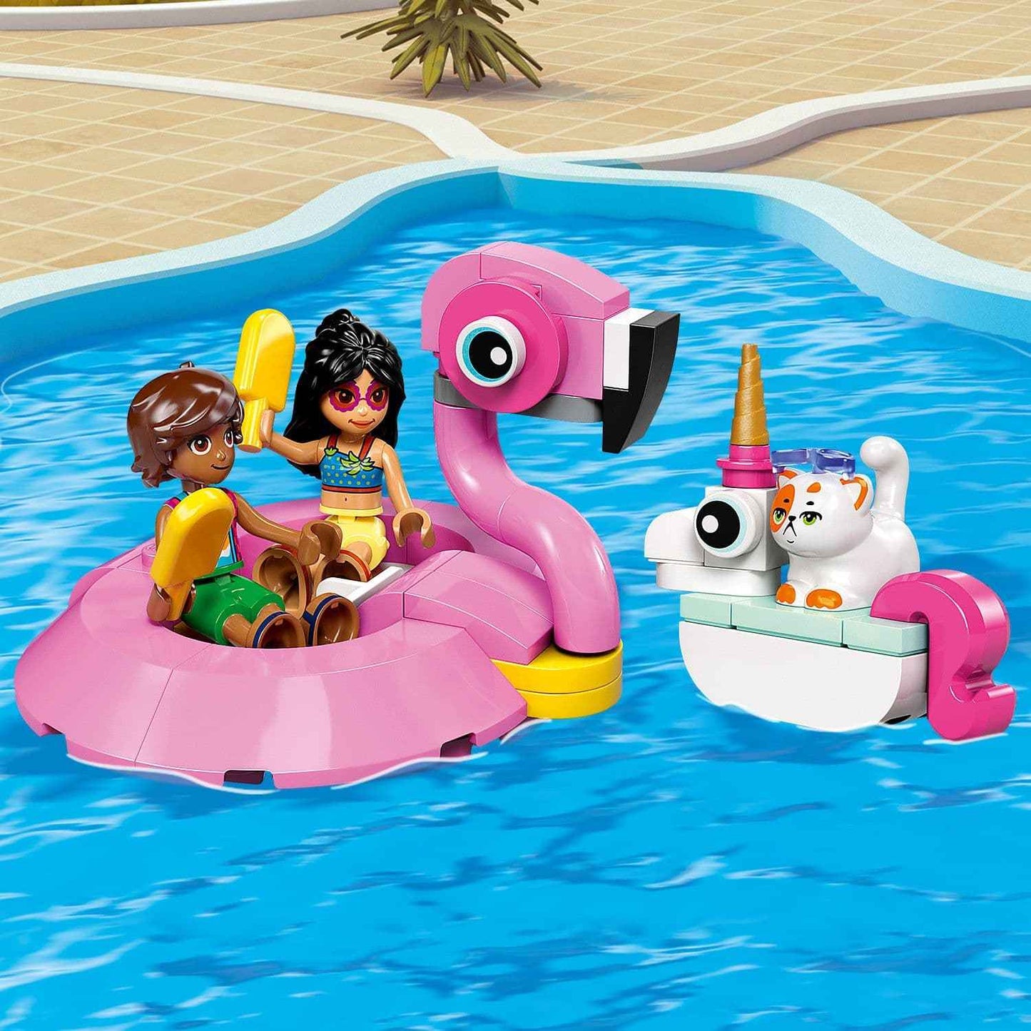Lego Friends Pool Party Set: Unicorn & Flamingo Fun Toys & Games > Toys > Construction Toys > Interlocking Blocks > LEGO > Friends