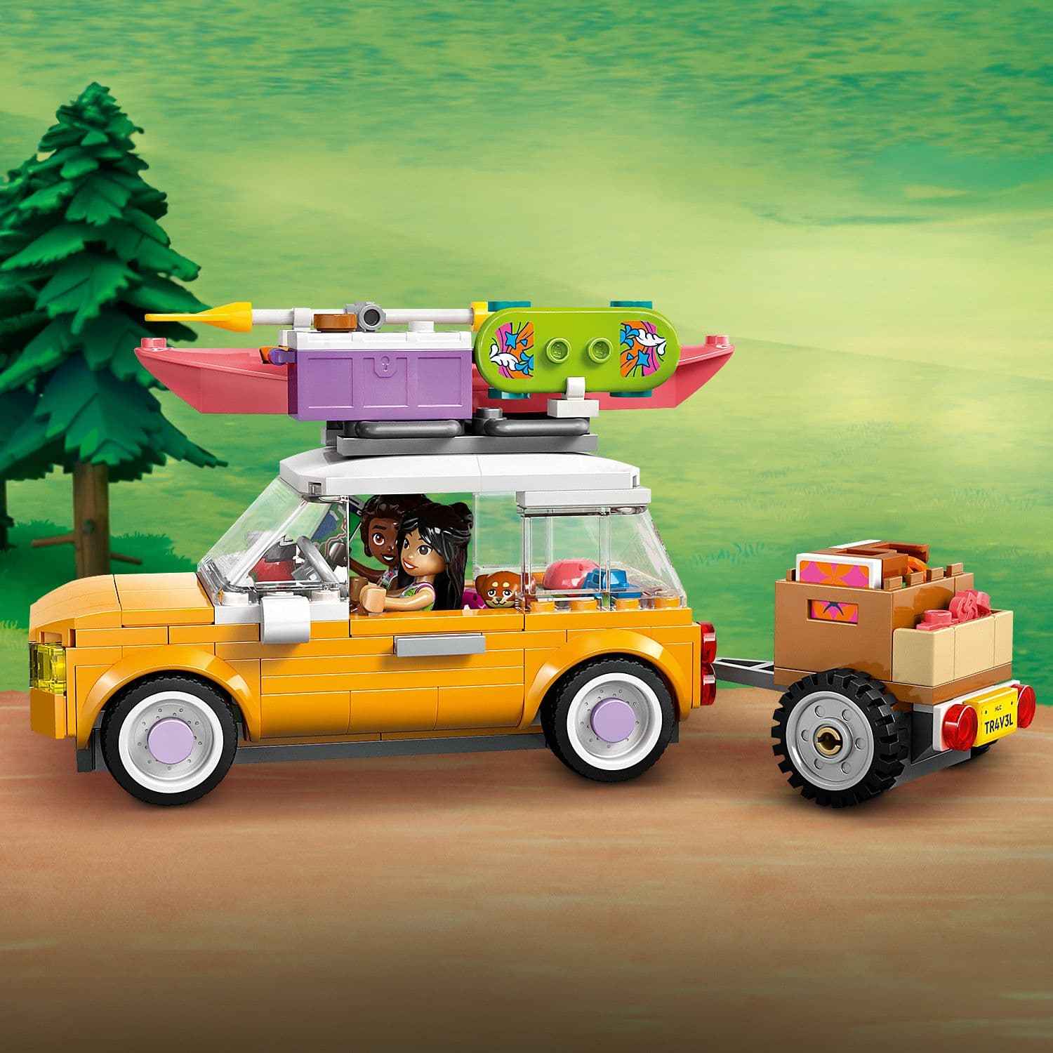 Lego Friends Travel Car for Fun Road-Trip Adventures Toys & Games > Toys > Construction Toys > Interlocking Blocks > LEGO > Friends
