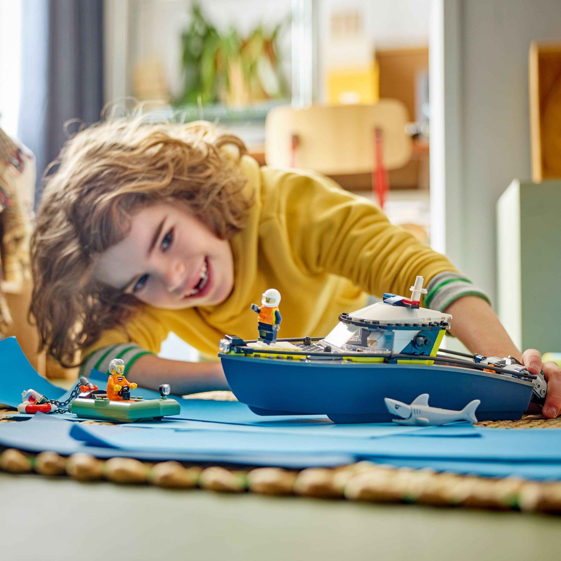 Lego City Police Boat Chase Playset for Thrilling Adventures Toys & Games > Toys > Construction Toys > Interlocking Blocks > LEGO > LEGO City