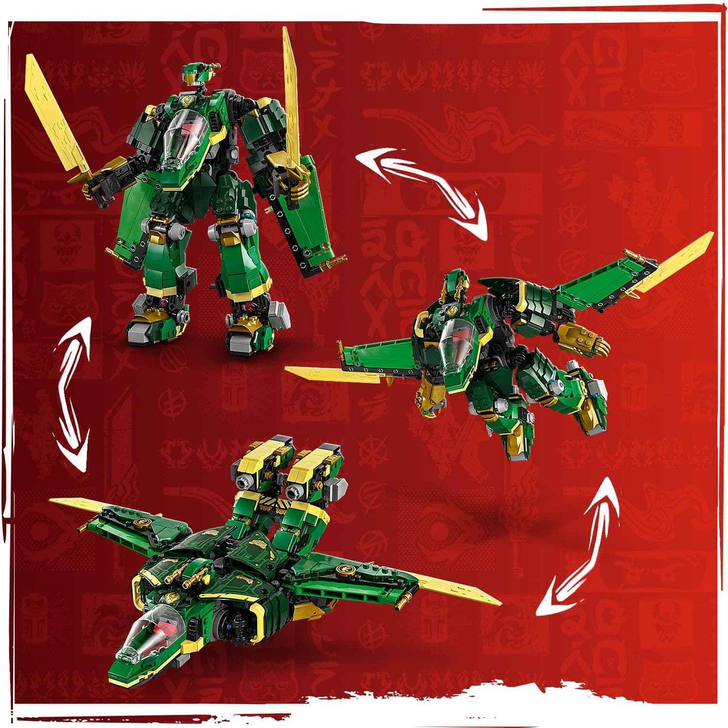 Lego Ninjago Lloyd's Jet Mech Buildable Playset for Creative Adventures Toys & Games > Toys > Construction Toys > Interlocking Blocks > LEGO > LEGO Ninjago