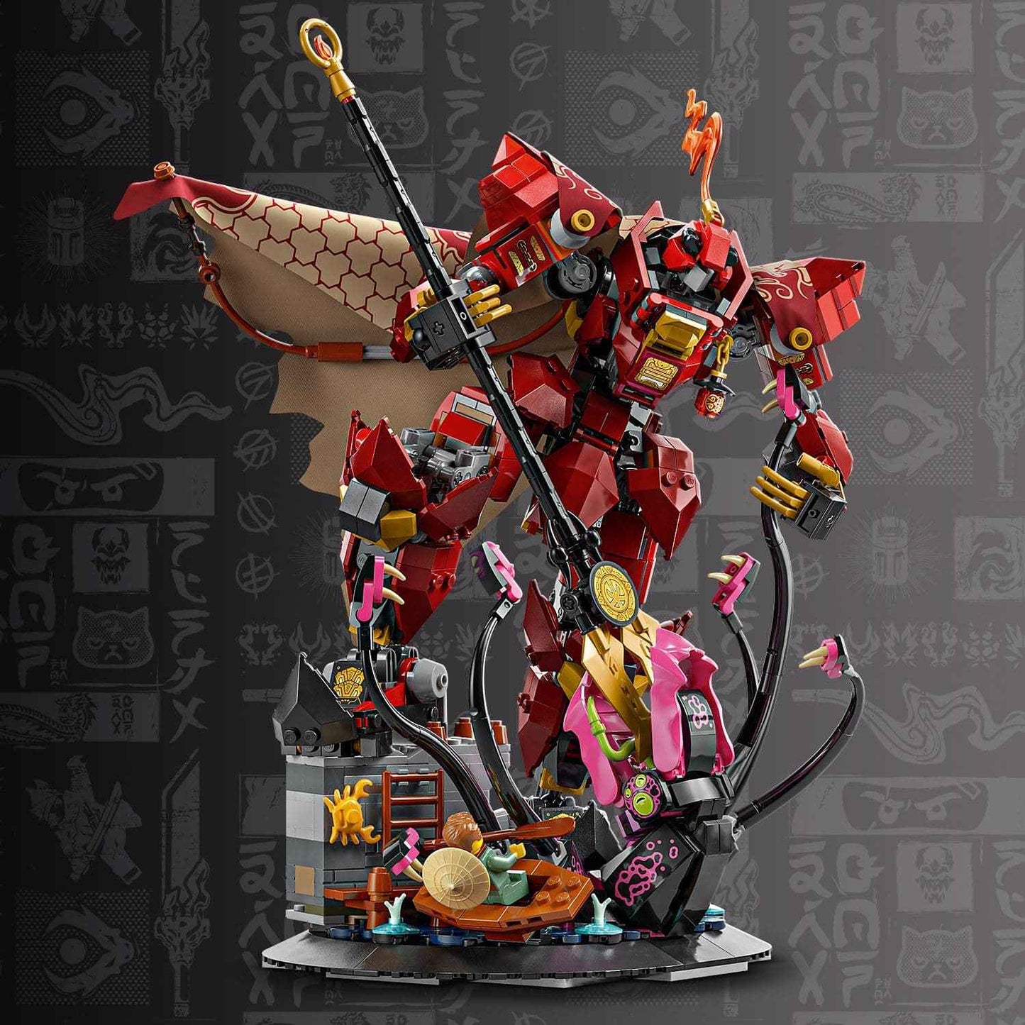 Lego Ninjago Fire Knight Mech - Unleash Epic Adventure with the Ultimate Build Toys & Games > Toys > Construction Toys > Interlocking Blocks > LEGO > LEGO Ninjago