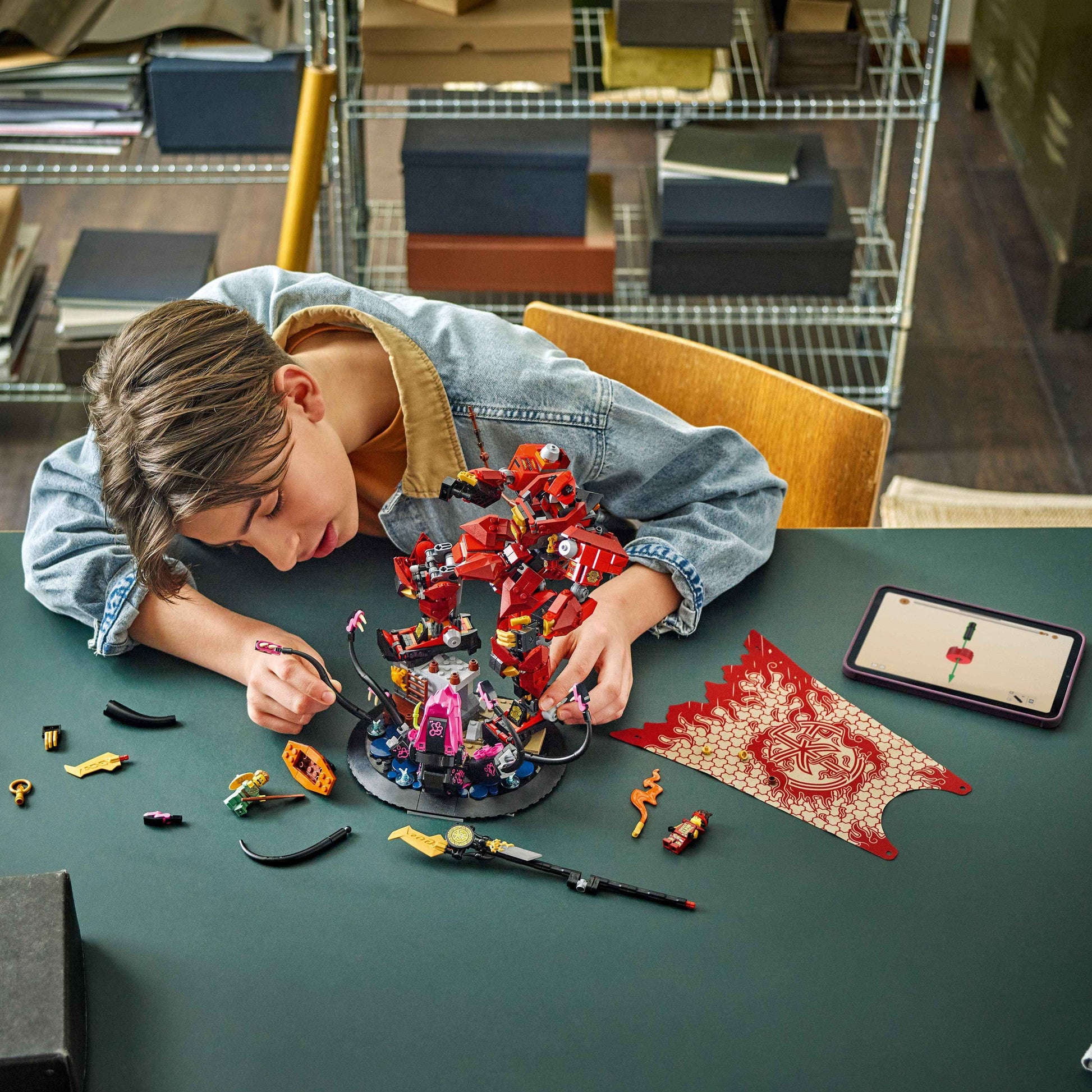 Lego Ninjago Fire Knight Mech - Unleash Epic Adventure with the Ultimate Build Toys & Games > Toys > Construction Toys > Interlocking Blocks > LEGO > LEGO Ninjago