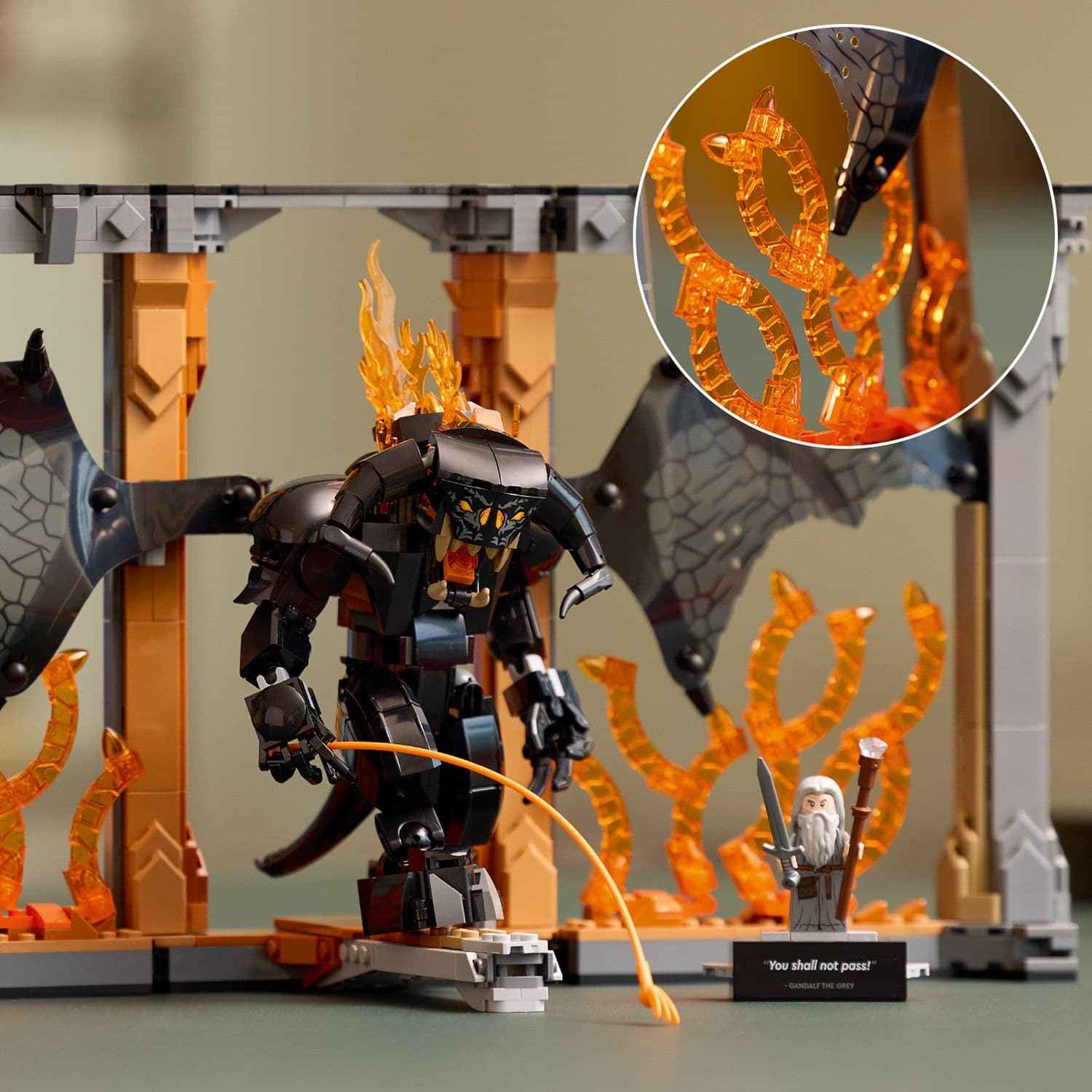 Lego Lord of the Rings Balrog Book Nook Toys & Games > Toys > Construction Toys > Interlocking Blocks > LEGO > Other LEGO Sets