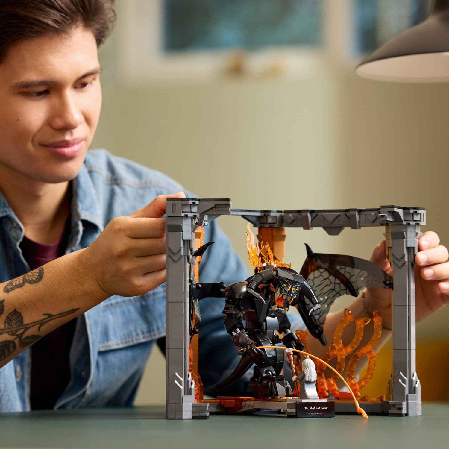 Lego Lord of the Rings Balrog Book Nook Toys & Games > Toys > Construction Toys > Interlocking Blocks > LEGO > Other LEGO Sets