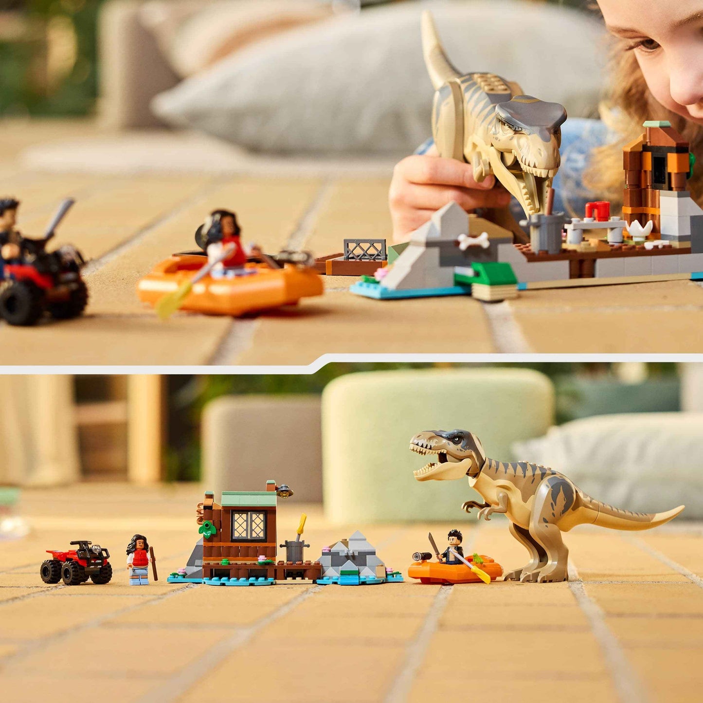 Lego Jurassic World T. rex Playset - Experience the Ultimate River Escape Adventure! Toys & Games > Toys > Construction Toys > Interlocking Blocks > LEGO > LEGO Jurassic Park